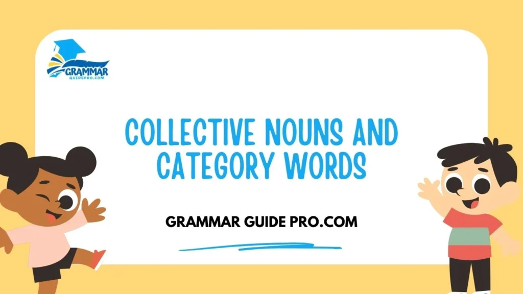 Collective Nouns and Category Words