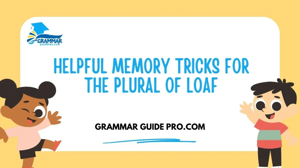 Helpful Memory Tricks for the Plural of Loaf