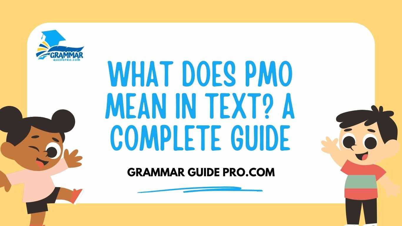 What Does PMO Mean in Text? A Complete Guide